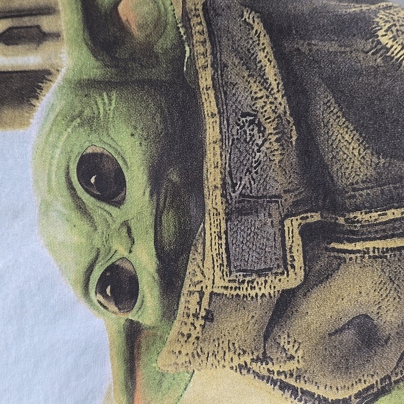 {Old Navy} "The Child" Grogu - Black T-Shirt with Baby Yoda Graphic - Picture 7 of 9